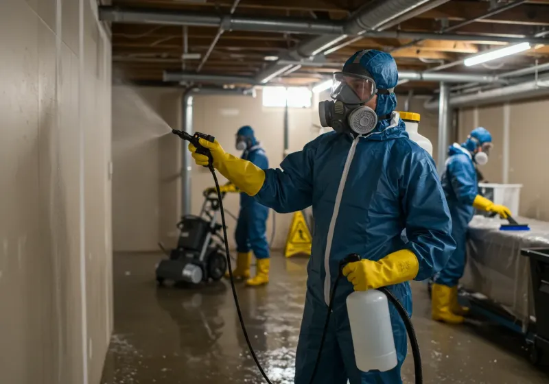 Basement Sanitization and Antimicrobial Treatment process in Kahului, HI