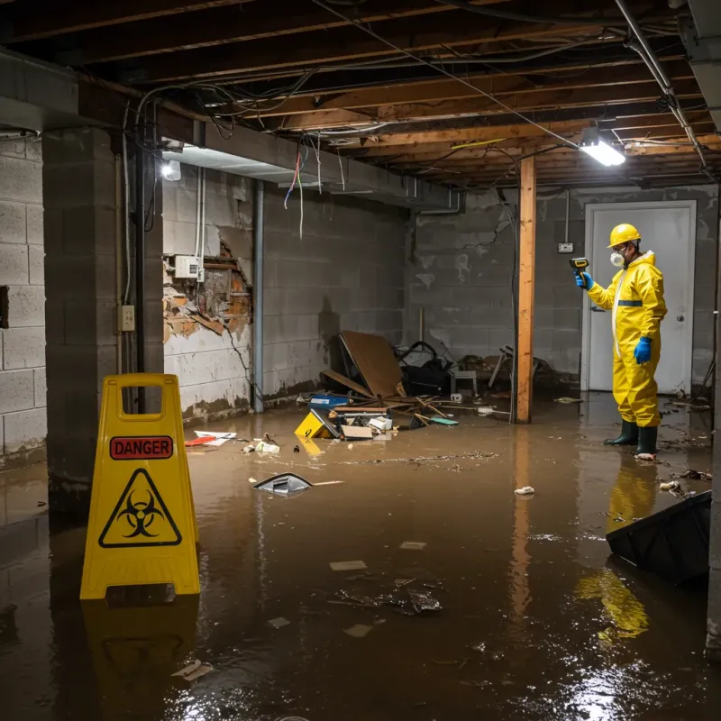 Flooded Basement Electrical Hazard in Kahului, HI Property